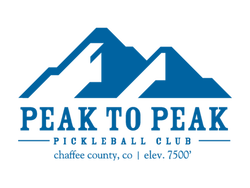 Peak to Peak Pickleball Club logo