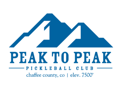 Peak to Peak Pickleball Club logo