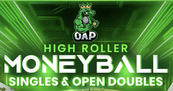 OAP INDOOR High Roller Moneyball logo