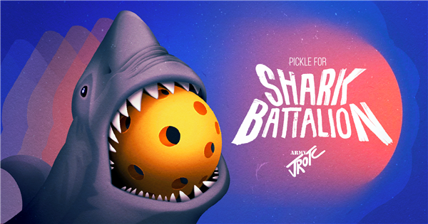 Pickle for Shark Battalion logo