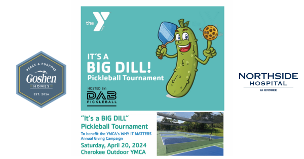 1st Annual YMCA "It's a BIG DILL" Charity Pickleball Tournament logo