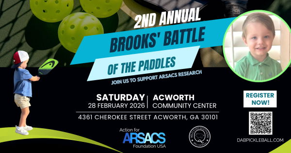 2nd Annual Brooks' Battle of the Paddles: Supporting ARSACS Research logo