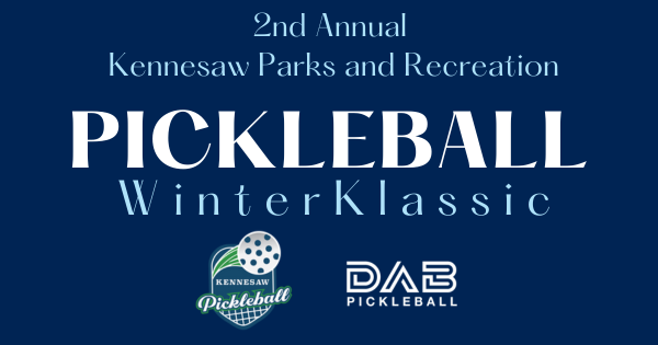 Kennesaw Parks and Recreation Pickleball "Winter Klassic" logo