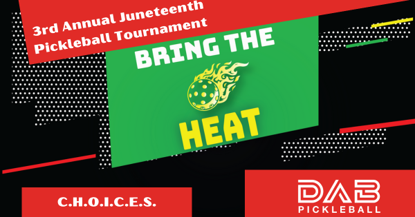 3rd Annual Juneteenth Pickleball Tournament logo