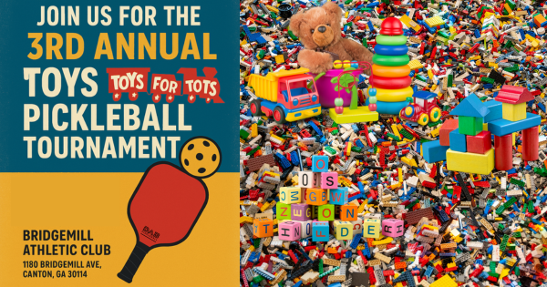 3rd Annual Toys for Tots Pickleball Tournament logo