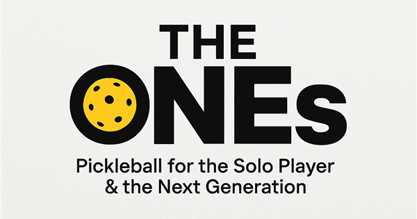 The ONEs (Pickleball for the Solo Player & the Next Gen) logo