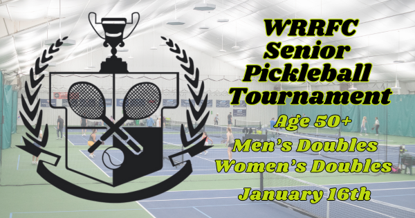 WRRFC Senior Pickleball Tournament logo