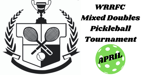 WRRFC Mixed Doubles Pickleball Tournament logo