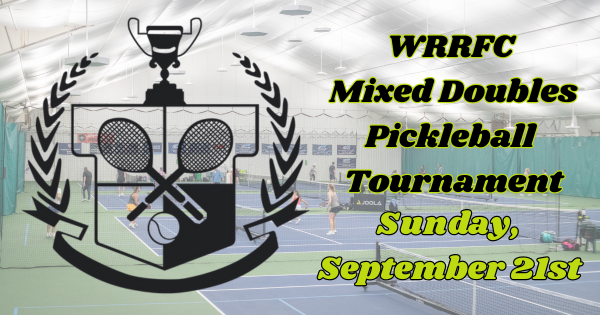 WRRFC Mixed Doubles Pickleball Tournament logo