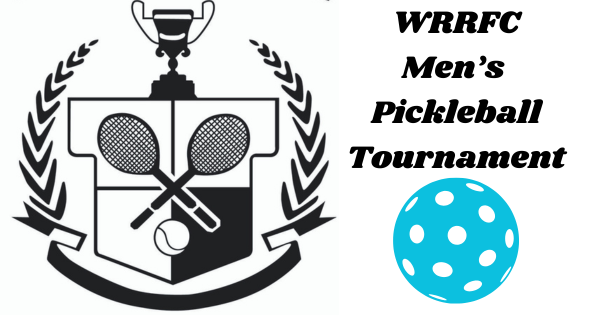 WRRFC Men's Pickleball Tournament logo