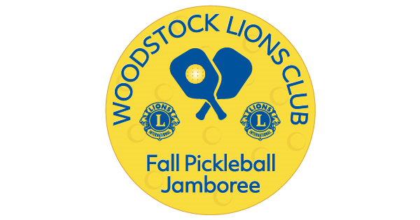 Woodstock Lions Fall Pickleball Jamboree Round Robin logo