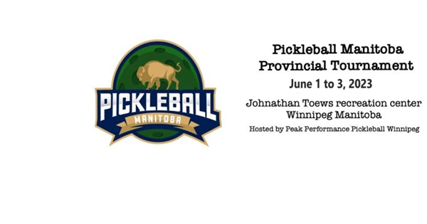 Pickleball Manitoba Provincial Championships logo