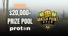 Match Point Open Powered by Proton - $20,000+ Cash Prize Pool Logo