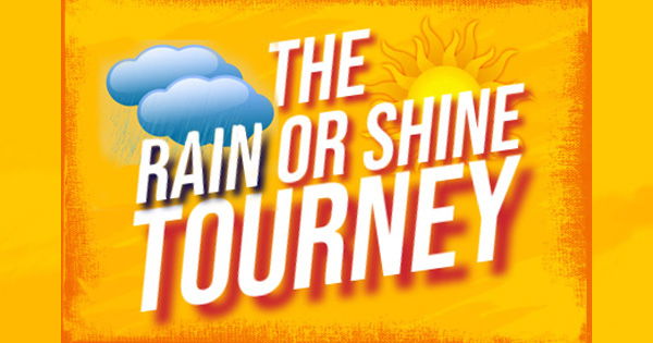 The Rain or Shine Tourney at Bay Club Broadway, Burlingame, CA. logo