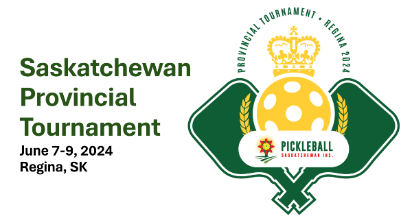 2024 Pickleball Saskatchewan Provincial Tournament logo