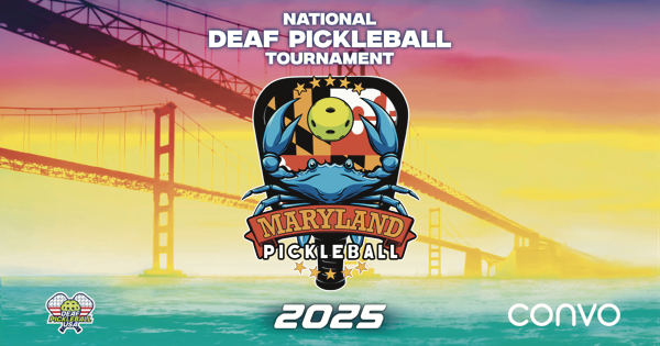 National Deaf Pickleball Tournament - Maryland logo