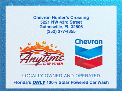 Chevron at Hunter's Crossing logo