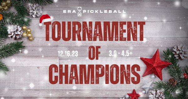 Era Pickleball's Houston Tournament of Champions logo