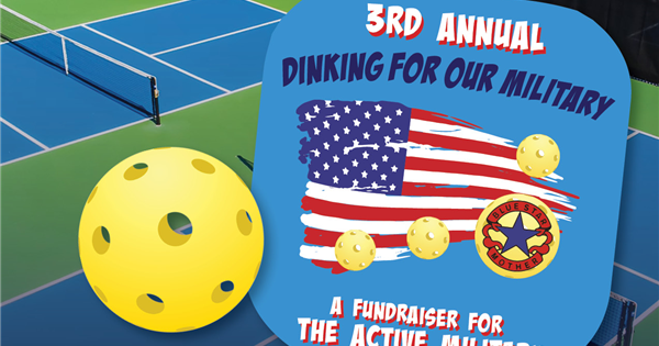 Dinking For Our Military 3rd Annual logo