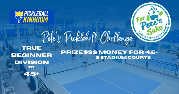 Pickleball Kingdom Competition for a Cause logo