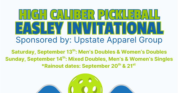 High Caliber Pickleball Easley Invitational logo