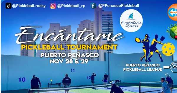 Encantame Open Pickleball Tournament logo
