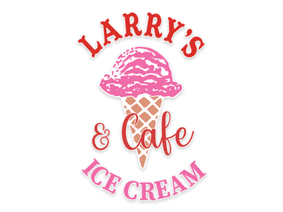 Larry's Ice Cream and Cafe logo