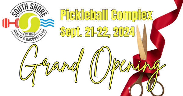 South Shore Pickleball Grand Opening logo