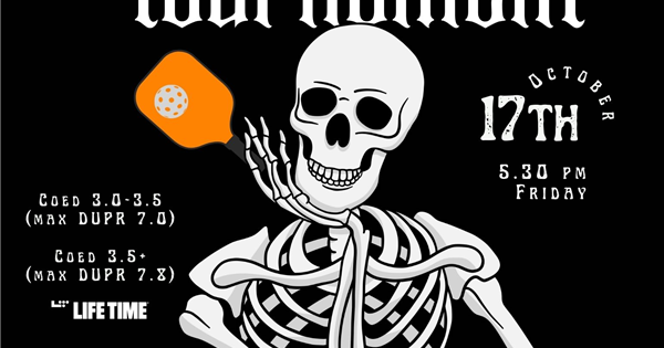 Halloween Pickleball Tournament at Life Time Harbour Island logo