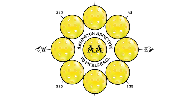 POSTPONED Arlington Addiction to Pickleball ***ALL AGES** a USSP Circuit Event. DATES TBD logo