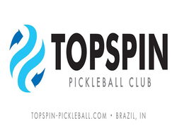 TOPSPIN Pickleball Club logo