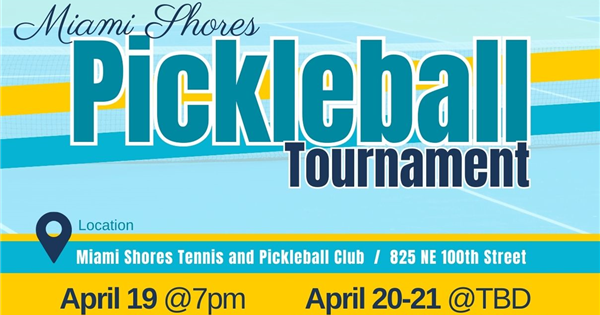 Miami Shores Pickleball Tournament logo
