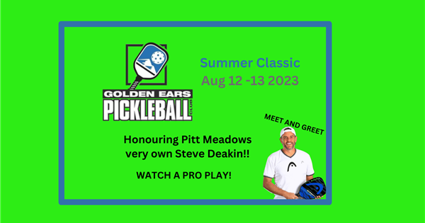 Golden Ears Pickleball Club Summer Classic logo