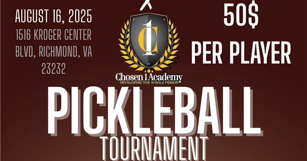 Chosen 1 Academy Pickleball Tournament logo