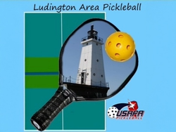 Ludington Area Pickleball logo
