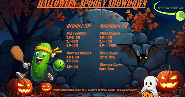 Halloween Spooky Showdown (Round Robin w/Playoffs) logo