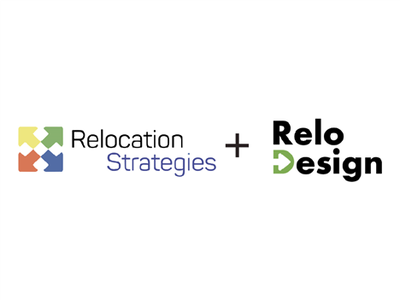 Relocation Strategies + Relo Design logo