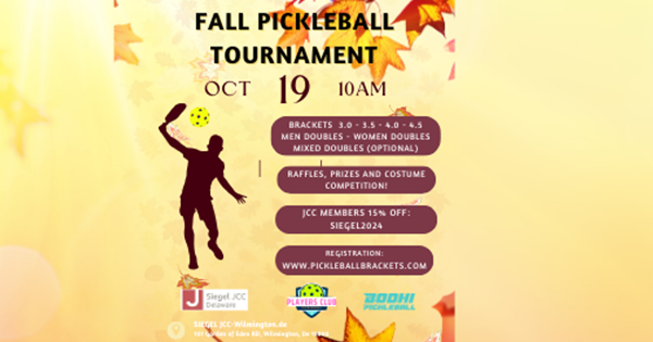 Fall Pickleball Tournament 2024 logo