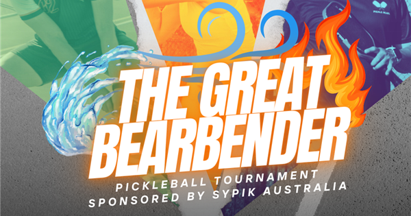 Picklebears Presents - The Great Bearbender Pickleball Tournament logo
