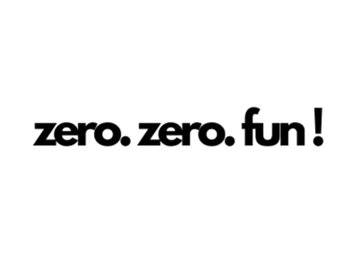 zero. zero. fun! logo