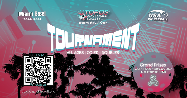 Utopos Pickleball Society Tournament @ DETA Pickleball Club logo