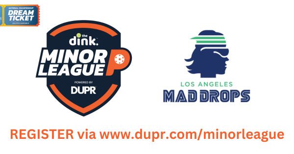 CALIFORNIA State Championship The Dink MiLP Hosted by 40by30 Champions & LA Mad Drops logo