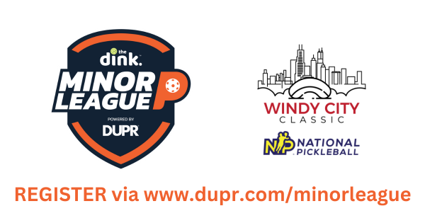 The Dink Minor League Pickleball @ NP Windy City Classic ~ Highland Park, Illinois (MiLP) logo