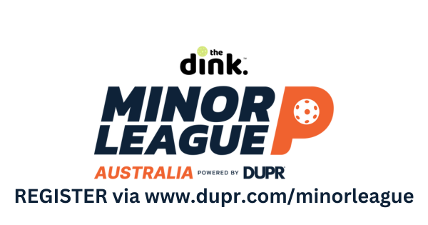 AUSTRALIA The Dink Minor League Pickleball @ Brisbane (MiLP) logo