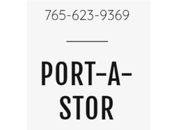COURT SPONSOR: Port-a-Stor logo