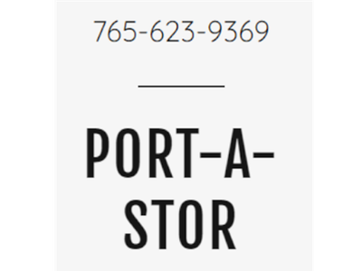 COURT SPONSOR: Port-a-Stor logo