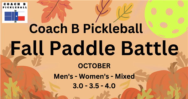 Coach B Fall Paddle Battle logo