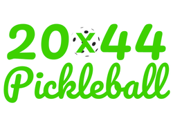 20 x 44 Pickleball logo