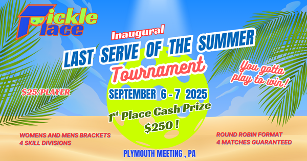 Last Serve of The Summer at Pickle Place logo