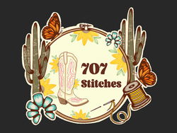 707 Stitches logo